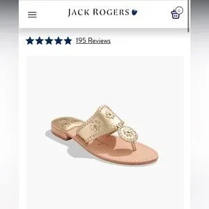Jack Rogers | Shoes | Jack Rogers Jacks Flat Sandal M | Poshmark